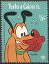 Turks and Caicos Isls - 1979 - Walt Disney - 1/4 ¢ - Multicolor - Walt Disney, Donald - Scott 399 - Pluto - 0